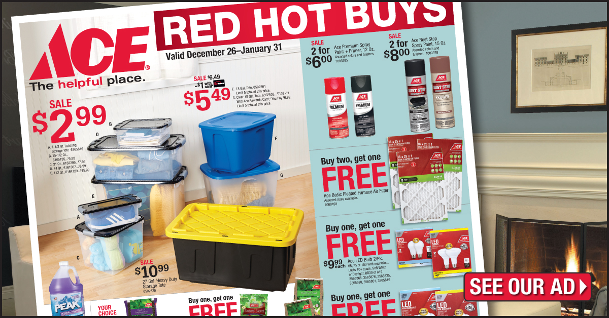 Red Hot Buys Suburban Ace Hardware
