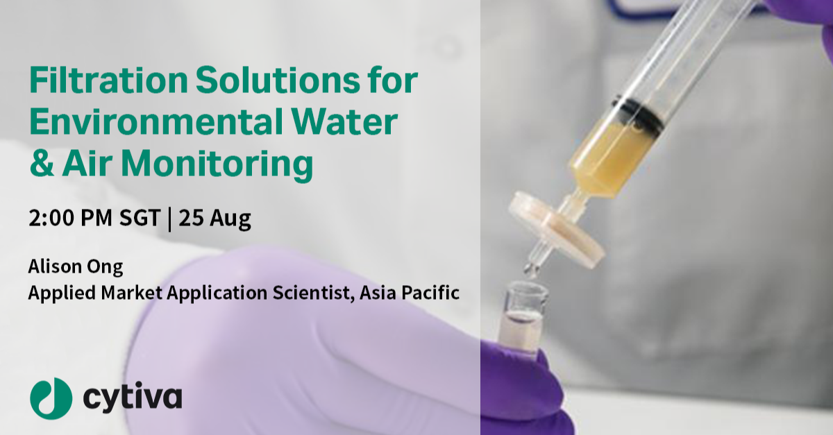 Filtration Solutions for Environmental Water & Air Monitoring 1563352