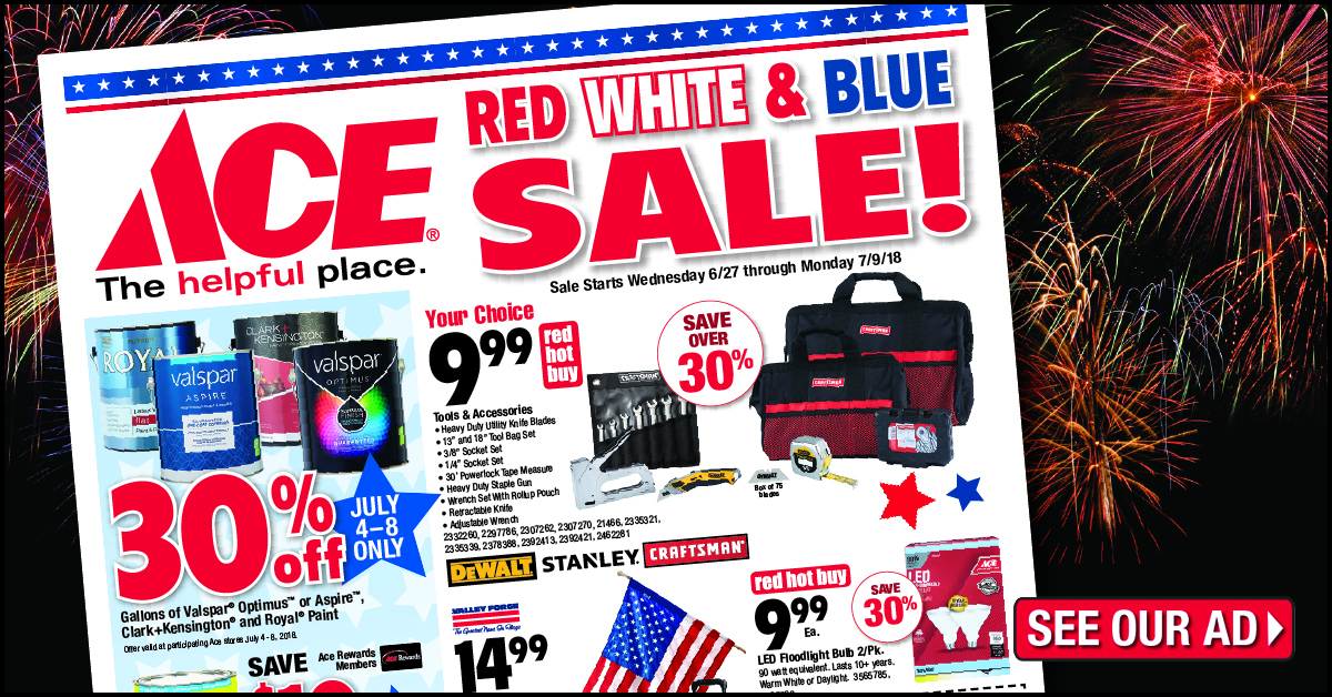 Red White & Blue Sale!