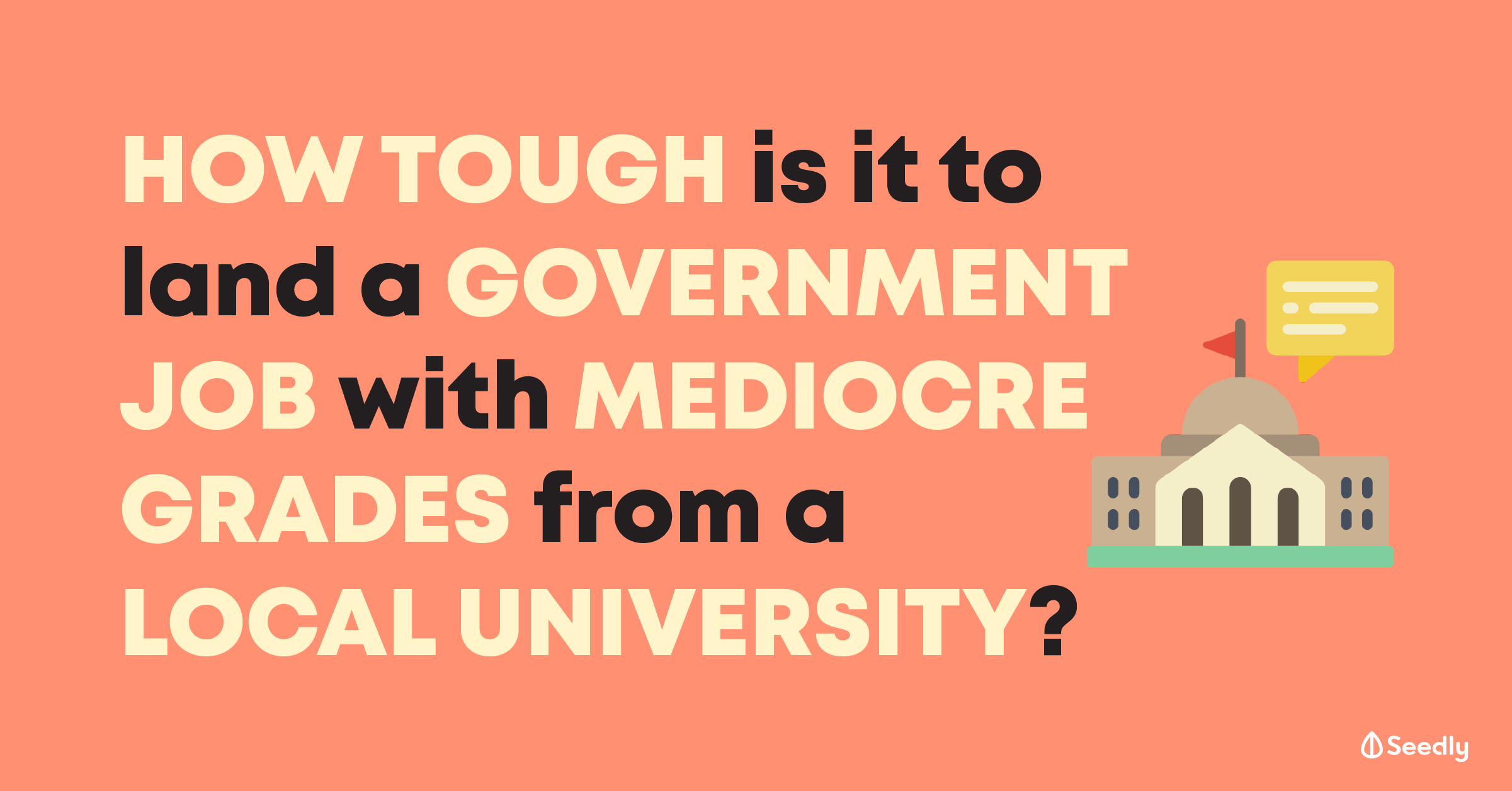 How hard is it to get a government job if you did not