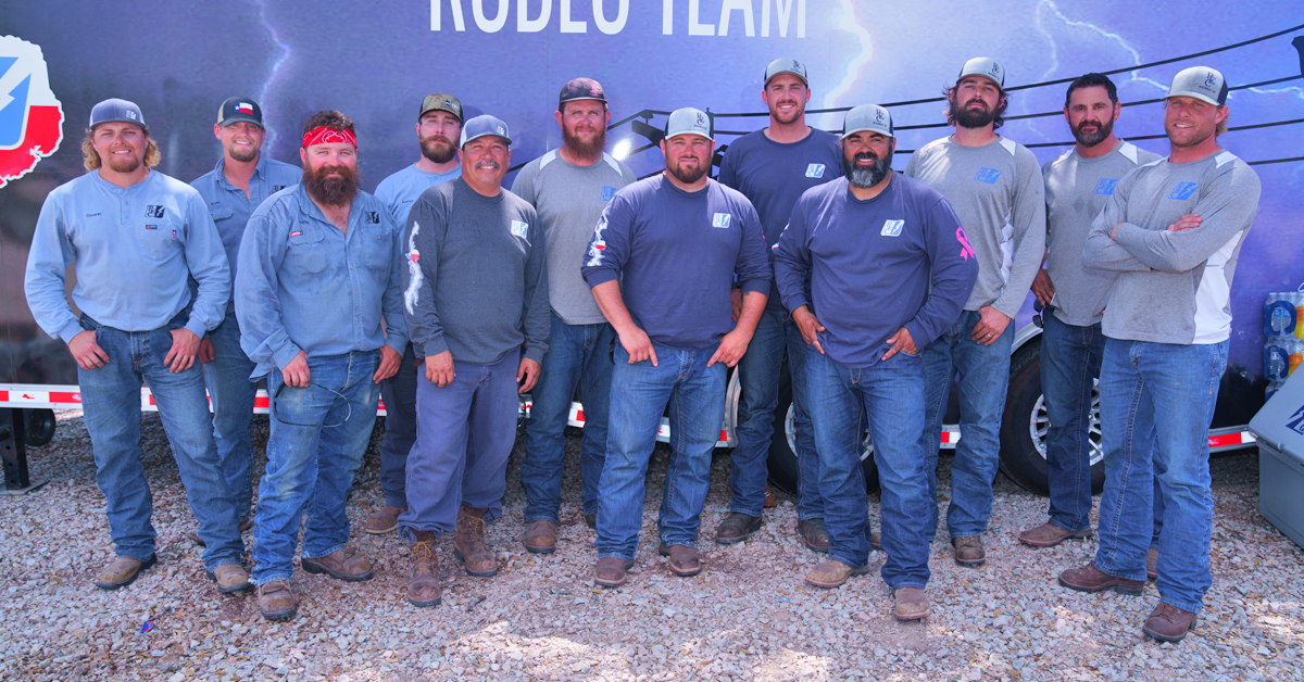 It's time to ride! Good luck to Team PEC at the Texas Lineman’s Rodeo ...